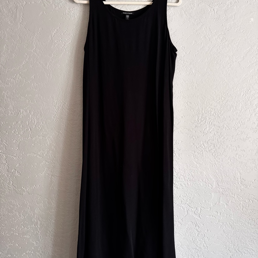 Eileen Fisher Black Maxi Dress